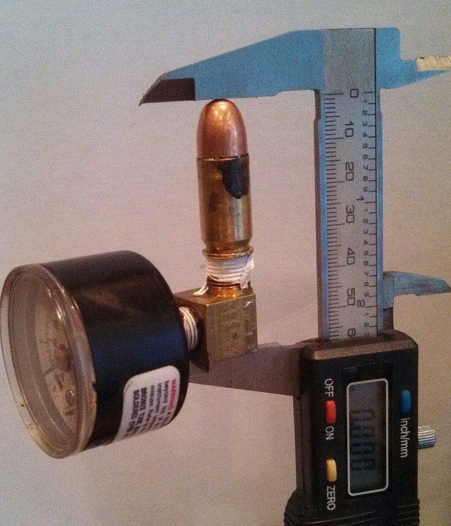 Air compressed in round pushes bullet back out. The High Road